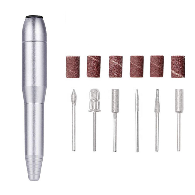 Nail Drill Set Electric 15w Gel Polishing Machine Drill 20000rpm